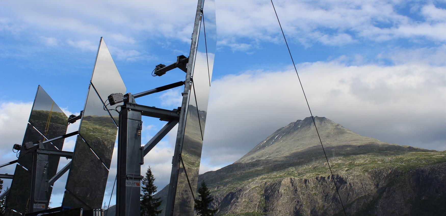 The sun mirror in Rjukan