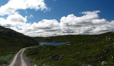 Gøystvann is one of the lakes you can fish for trouts at Hardangervidda.