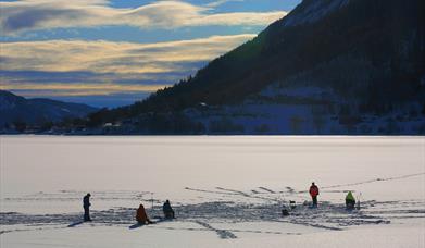 ice fishing