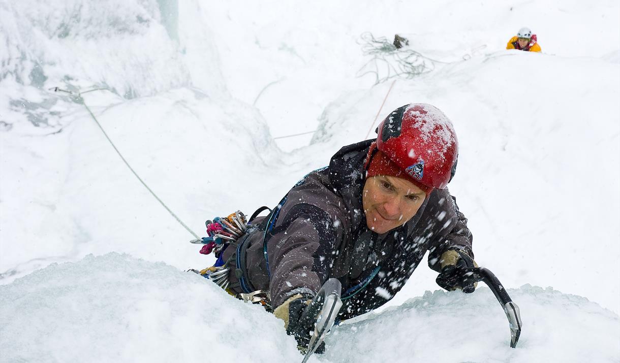 Ice climbing course, Old School Hostel