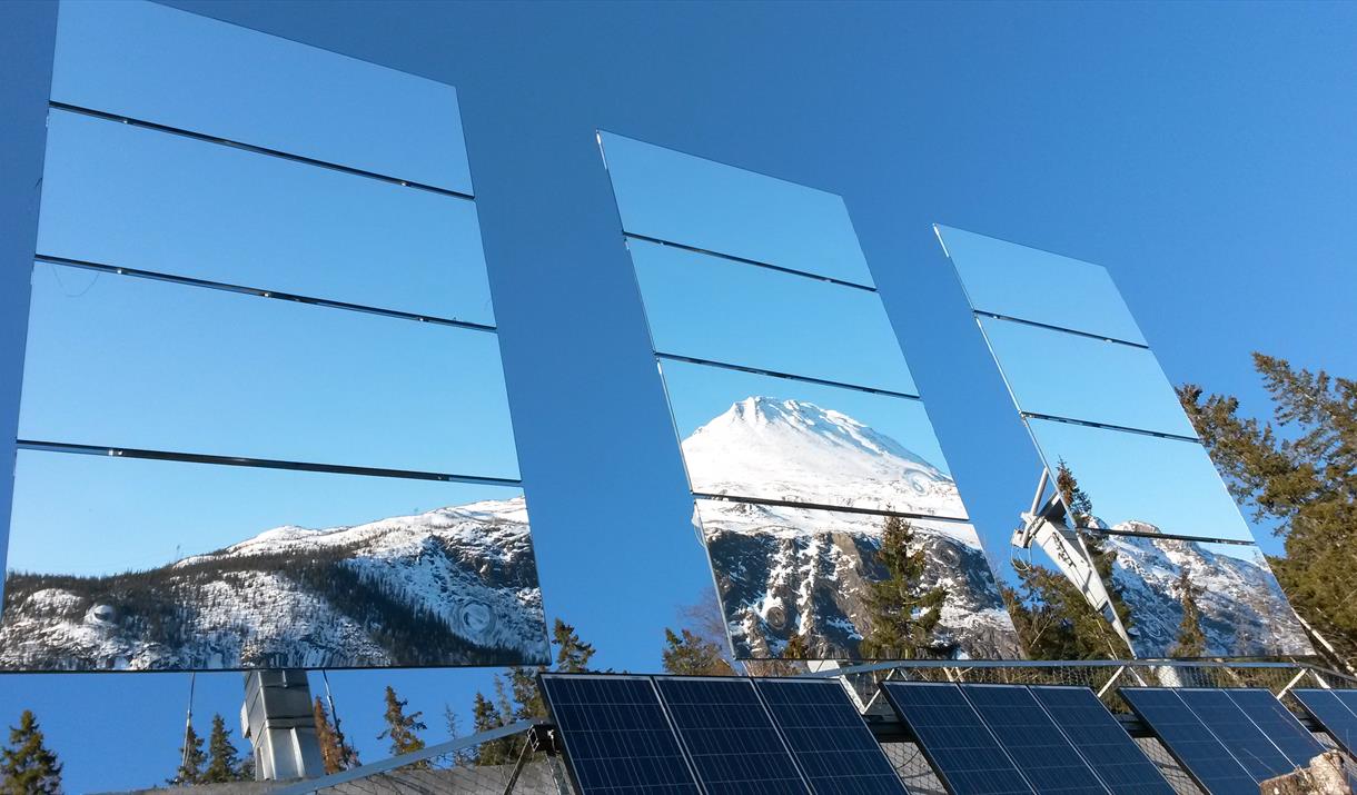 The Giant Sun Mirrors in Rjukan