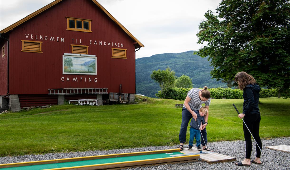 Minigolf at Sandviken Camping