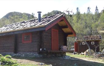 The saboteur cabin in Fjøsbudalen