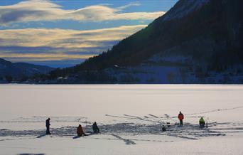 ice fishing