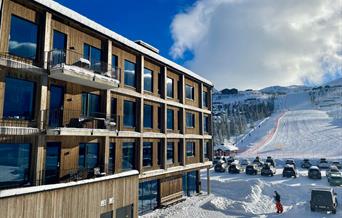 Gausta Sportell in the winter