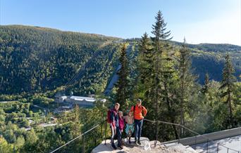 Great view towards Vemork at the end of the trail.