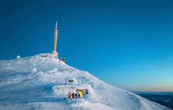 Winter at Gaustatoppen