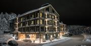 Gausta Sportell winter evening