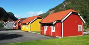 Copies of the first workers' house in Rjukan