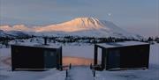 Floating sauna with amaing view over Gaustatoppen