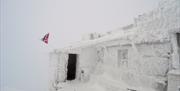 Winter wonderland at Gaustatoppen tourist cabin