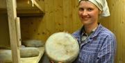 Cheese is one of the traditional items you can buy at Håvardsrud Mountain Farm