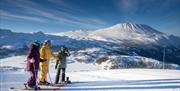 view towards Gaustatoppen from Gausta ski centre