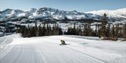 alpine skiing at Gausta ski centre