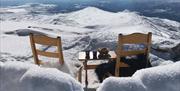 Beautiful view from Gaustatoppen Turisthytte