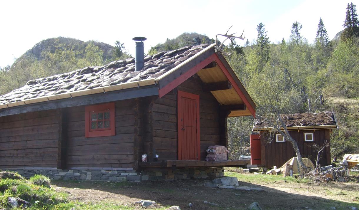 The saboteur cabin in Fjøsbudalen