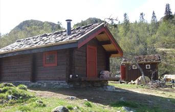 The saboteur cabin in Fjøsbudalen