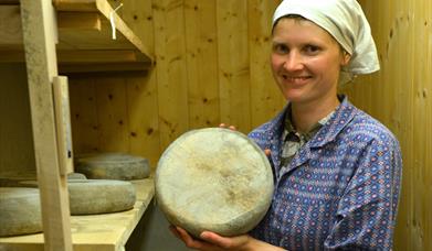 Cheese is one of the traditional items you can buy at Håvardsrud Mountain Farm  