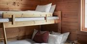 bunk bed in cabin to Gaustablikk Fjellresort