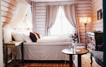 furnishing of bedrooms at Tuddal Høyfjellshotel